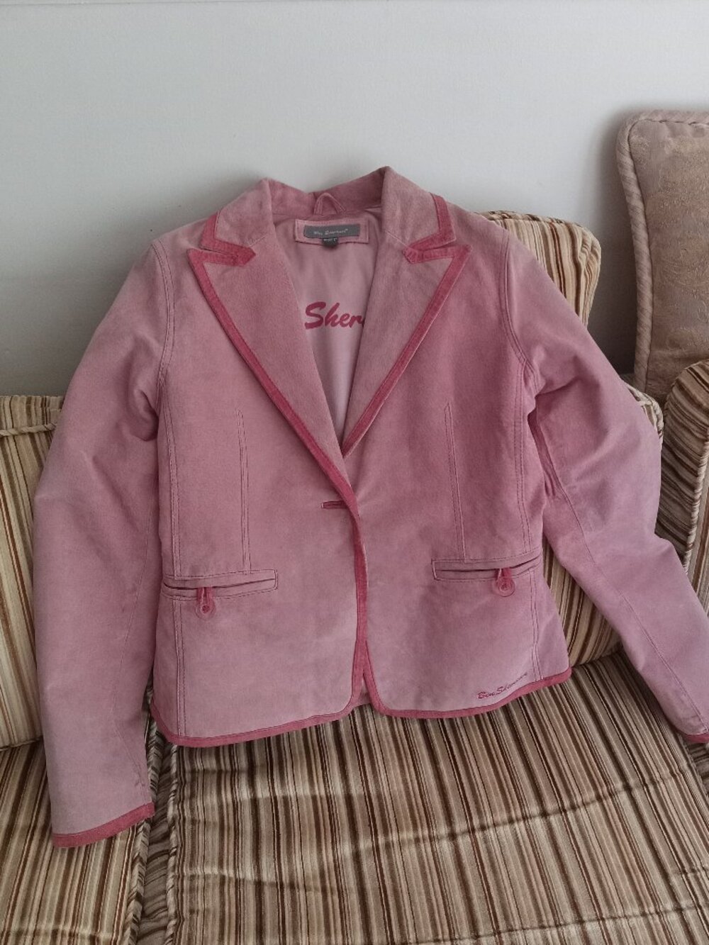 Ben Sherman Suede Jacket Size 8